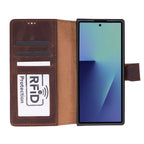 Wallet ID Leather Samsung Galaxy Z Fold 7 Folio Case