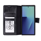 Wallet ID Leather Samsung Galaxy Z Fold 7 Folio Case