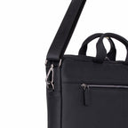 Truro Leather Business Briefcase / Laptop Case 14" with Suitcase