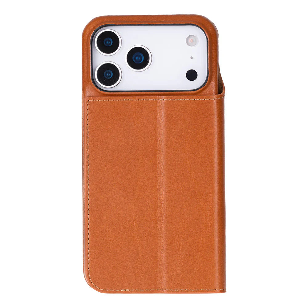 Sonat Leather iPhone 17 Pro Folio Case