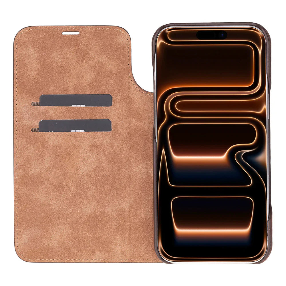 Sonat Leather iPhone 17 Pro Folio Case