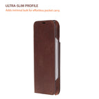 Sonat Leather iPhone 17 Pro Max Folio Case