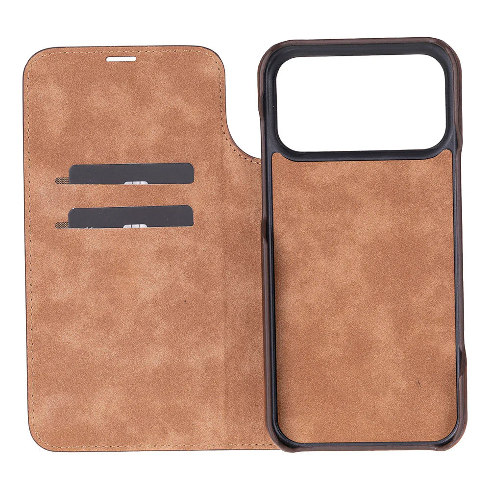 Sonat Leather iPhone 17 Pro Folio Case