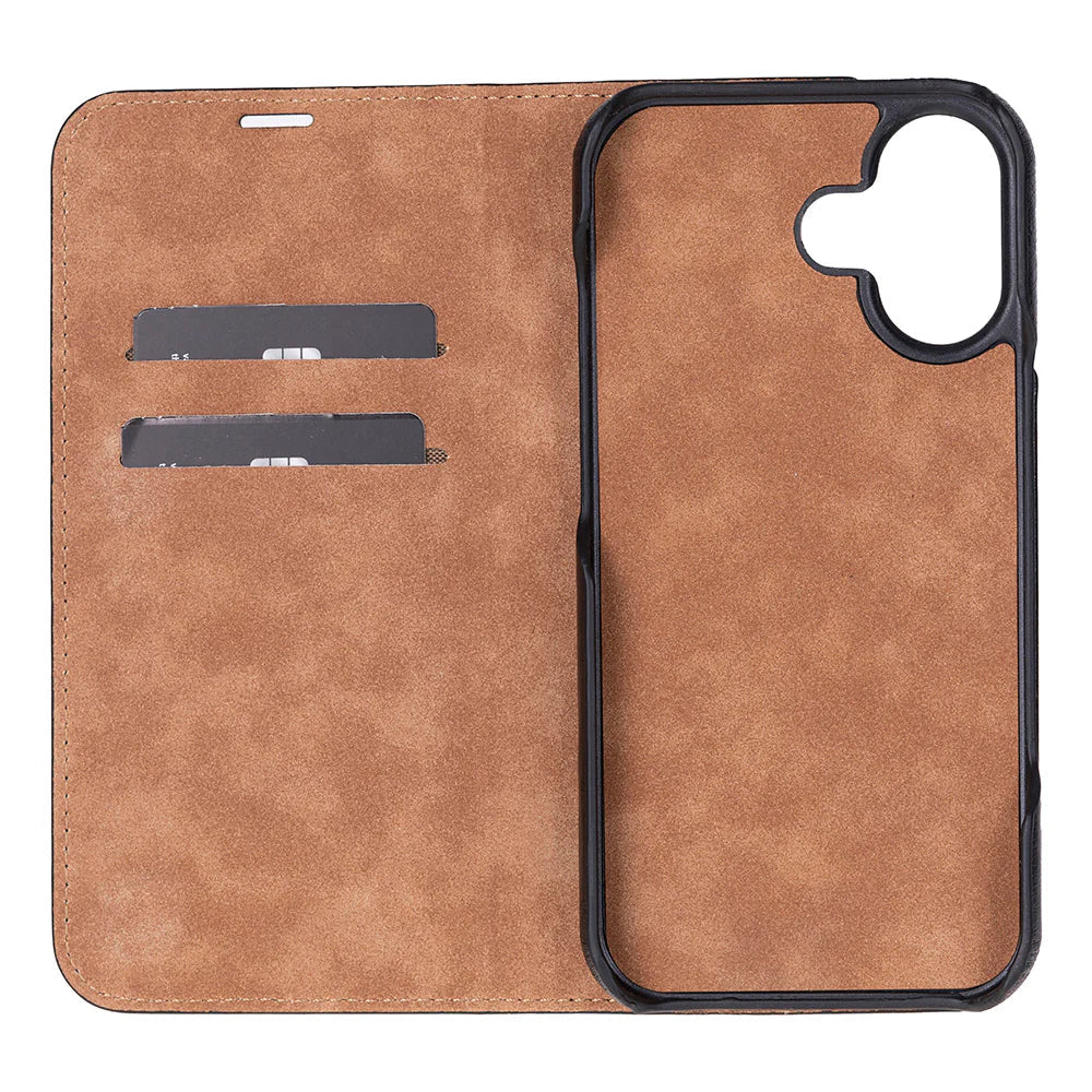 Sonat Leather iPhone 17 Folio Case