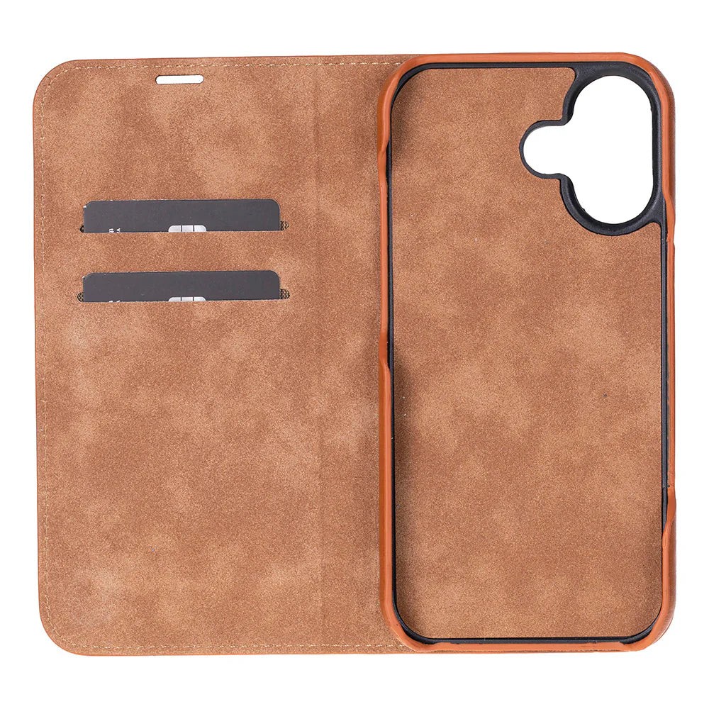 Sonat Leather iPhone 17 Folio Case