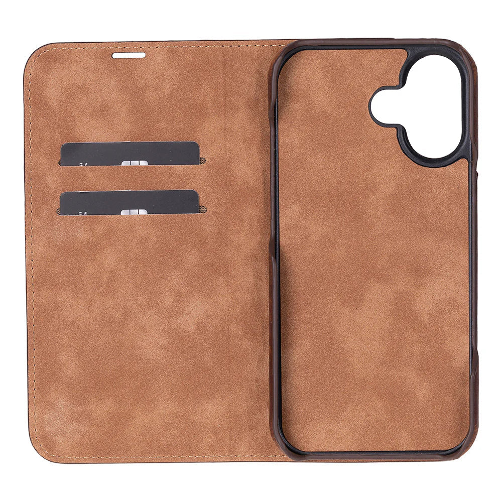 Sonat Leather iPhone 17 Folio Case