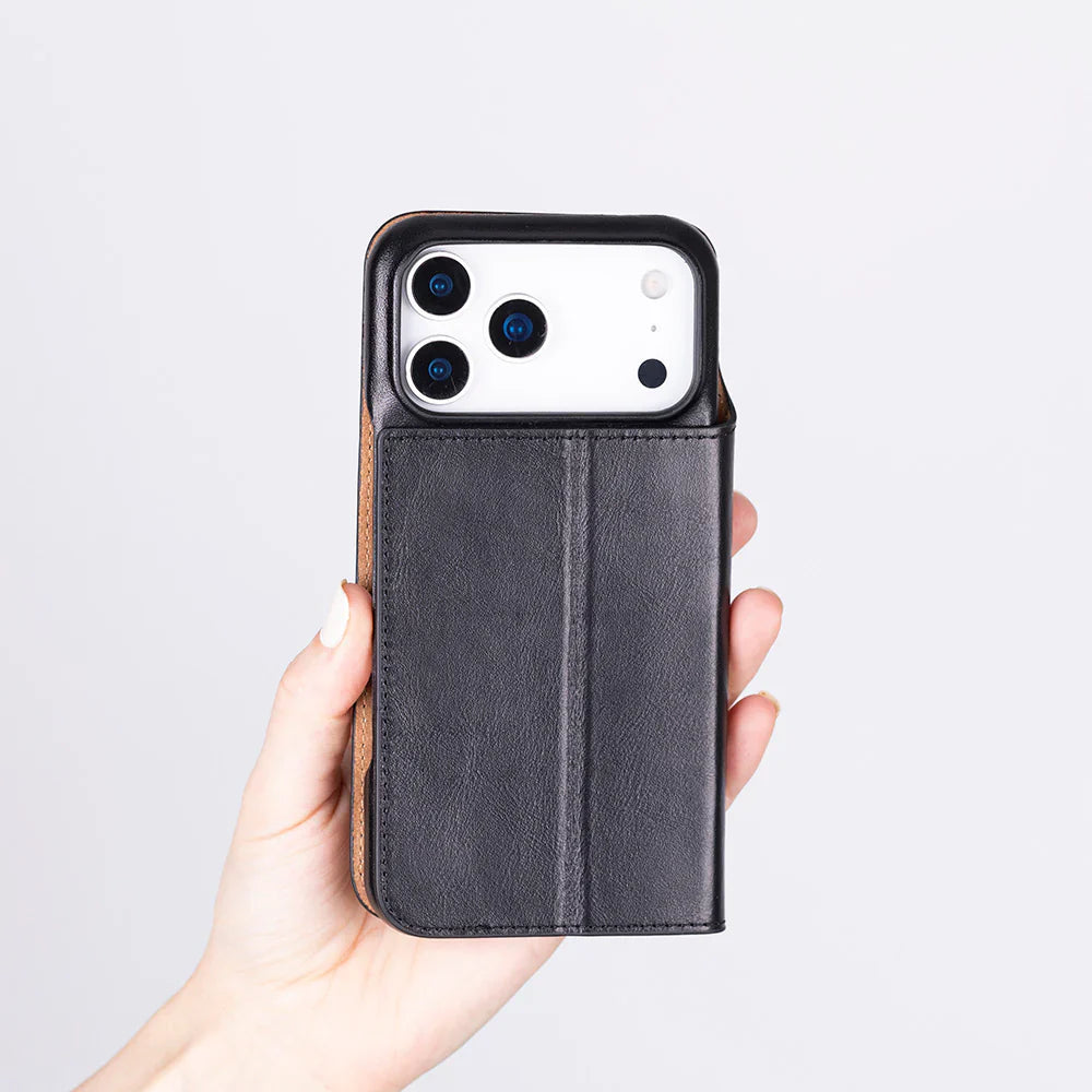 Sonat Leather iPhone 17 Pro Max Folio Case
