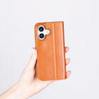 Sonat Leather iPhone 17 Folio Case