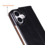 Sonat Leather iPhone 17 Folio Case