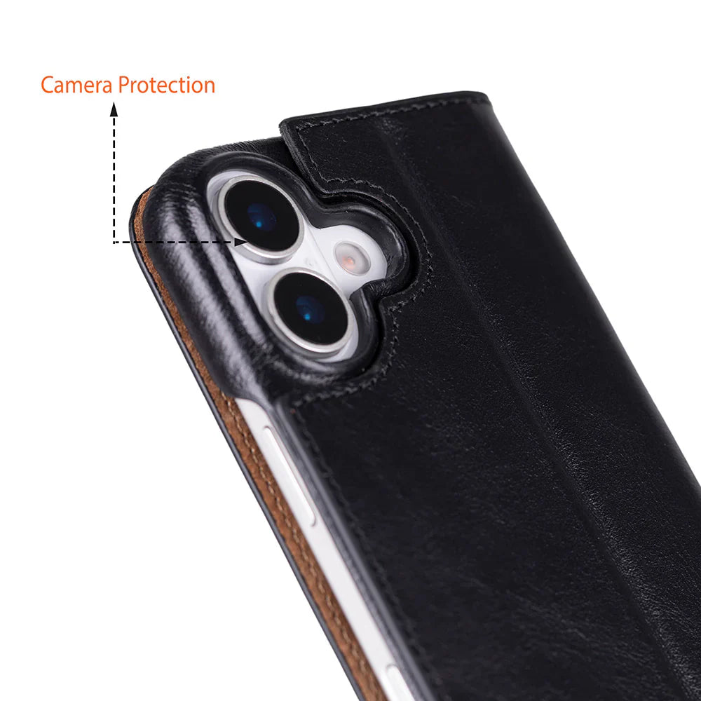 Sonat Leather iPhone 17 Folio Case