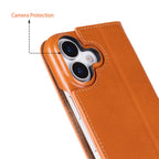 Sonat Leather iPhone 17 Folio Case