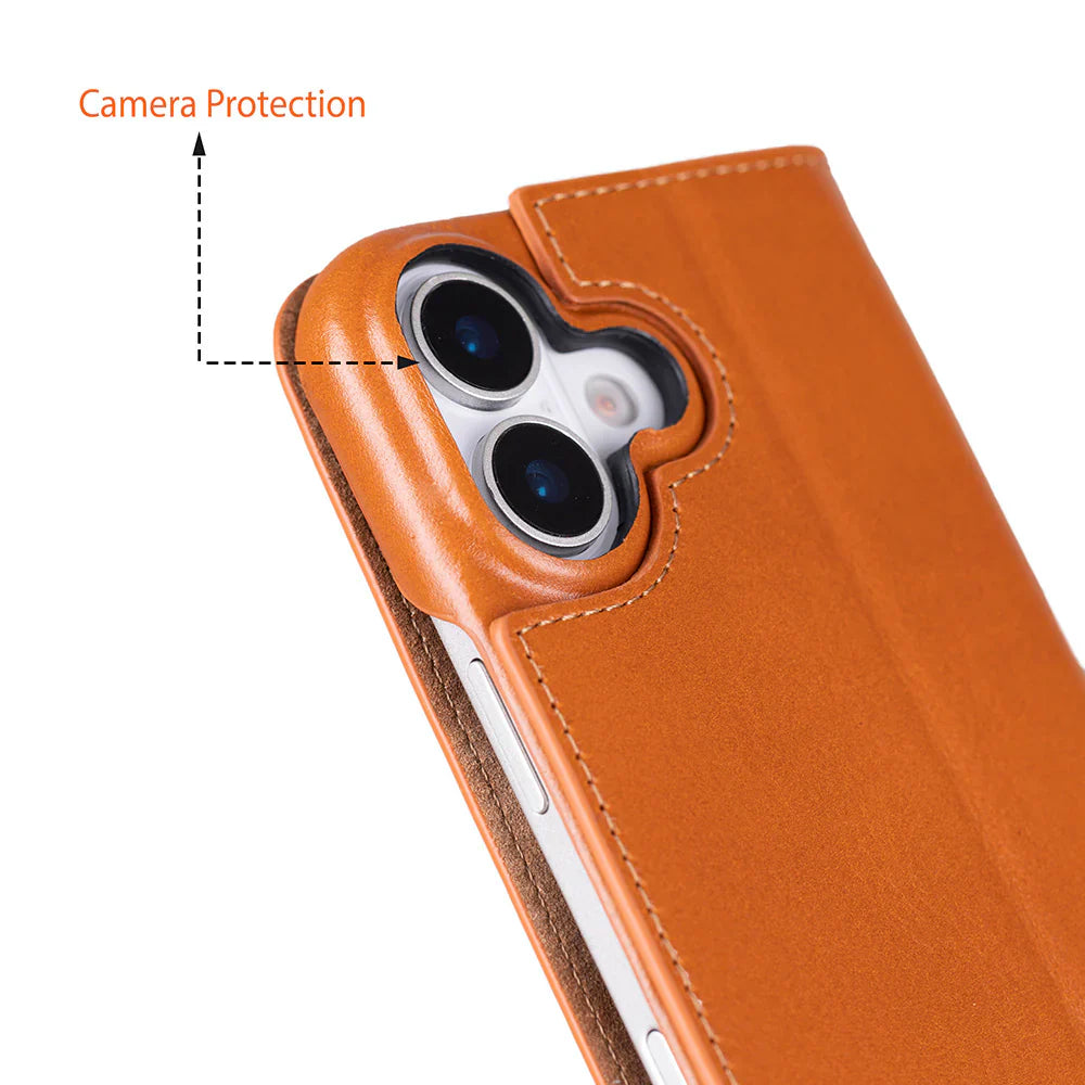 Sonat Leather iPhone 17 Folio Case