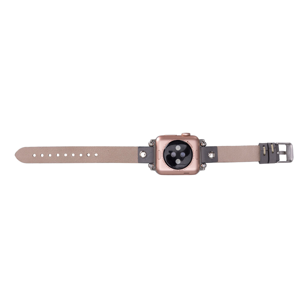 Ferro Apple Watch Leather Band with Silver Trok