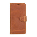 Magic iPhone 12 / 12 Pro Detachable Leather Wallet Case