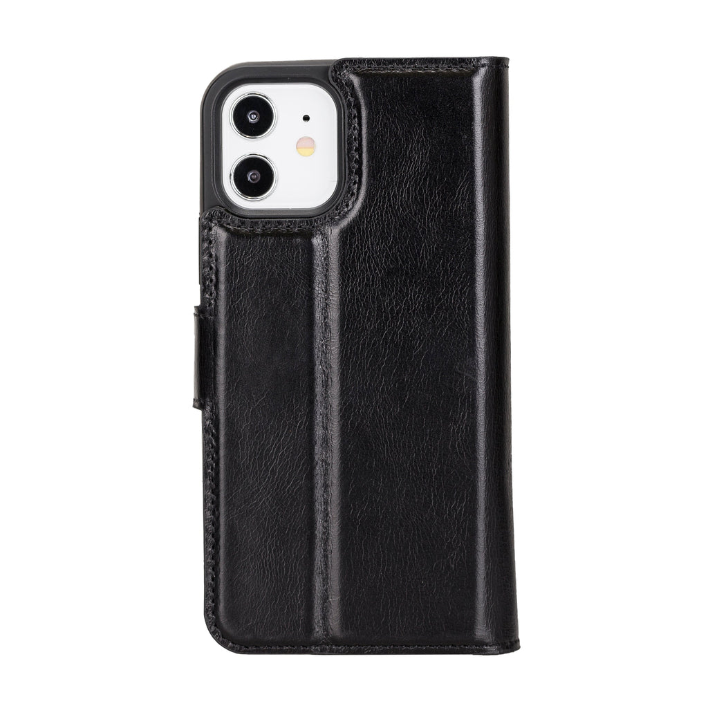 Magic iPhone 12 / 12 Pro Detachable Leather Wallet Case