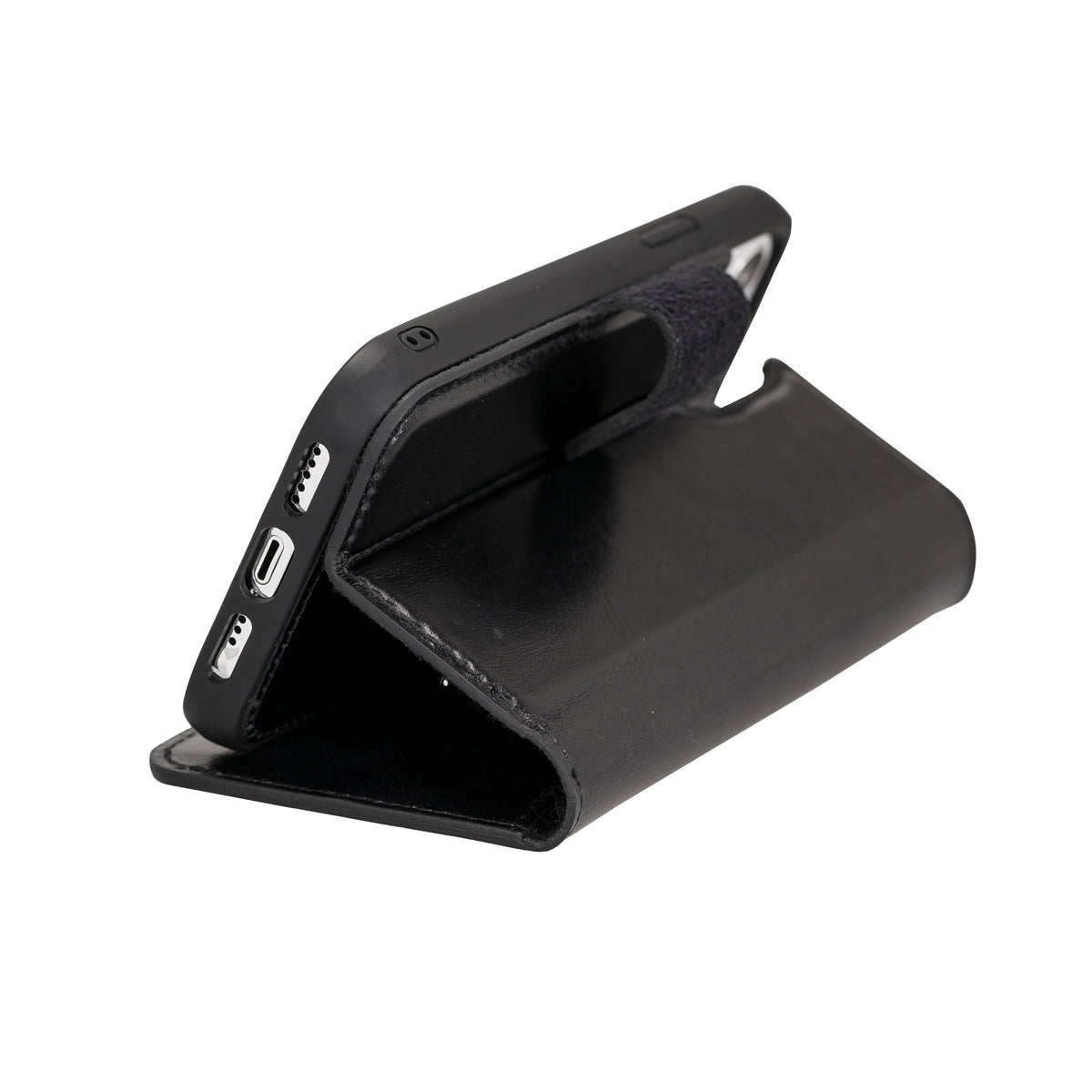 Magic iPhone 12 / 12 Pro Detachable Leather Wallet Case
