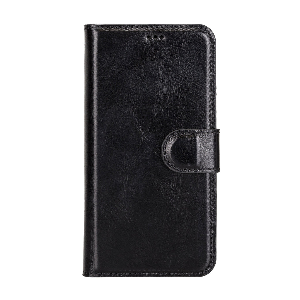 Magic iPhone 12 / 12 Pro Detachable Leather Wallet Case