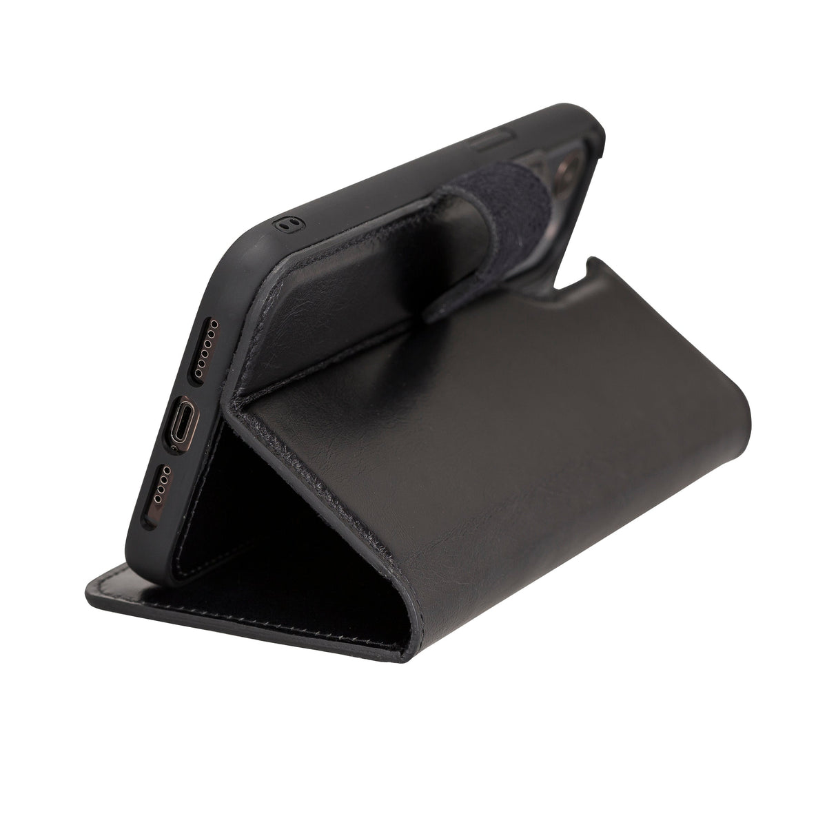 Magic iPhone 12 Pro Max Detachable Leather Wallet Case
