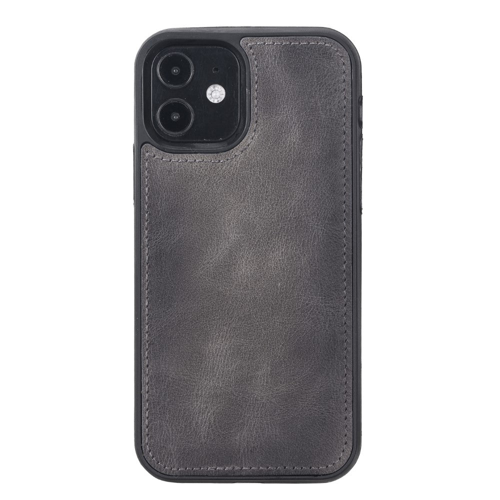 Magic iPhone 12 / 12 Pro Detachable Leather Wallet Case