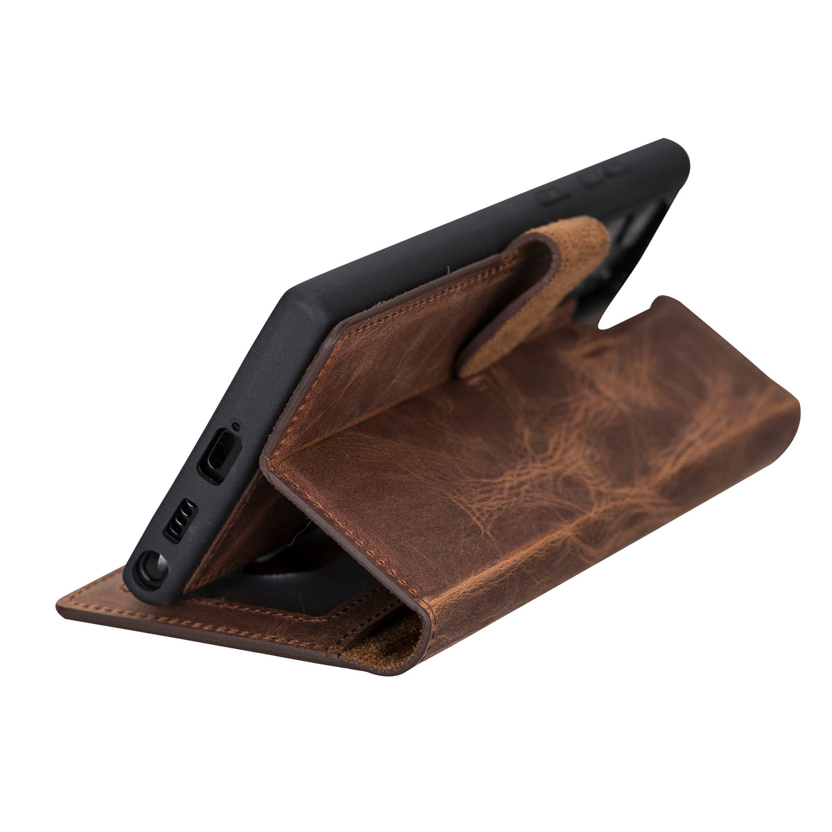 Magic Samsung Galaxy S23 Ultra Leather Detachable Wallet Case