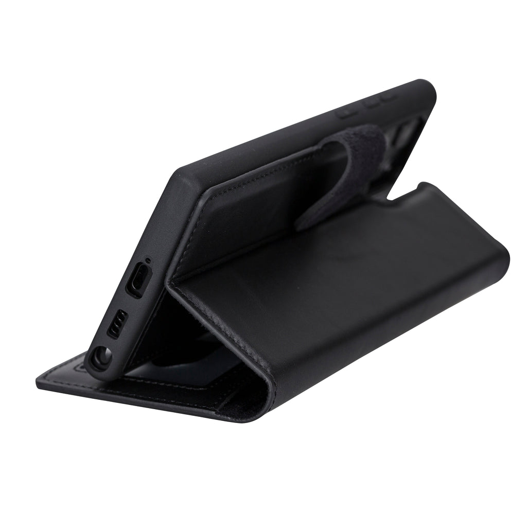 Magic Samsung Galaxy S23 Ultra Leather Detachable Wallet Case