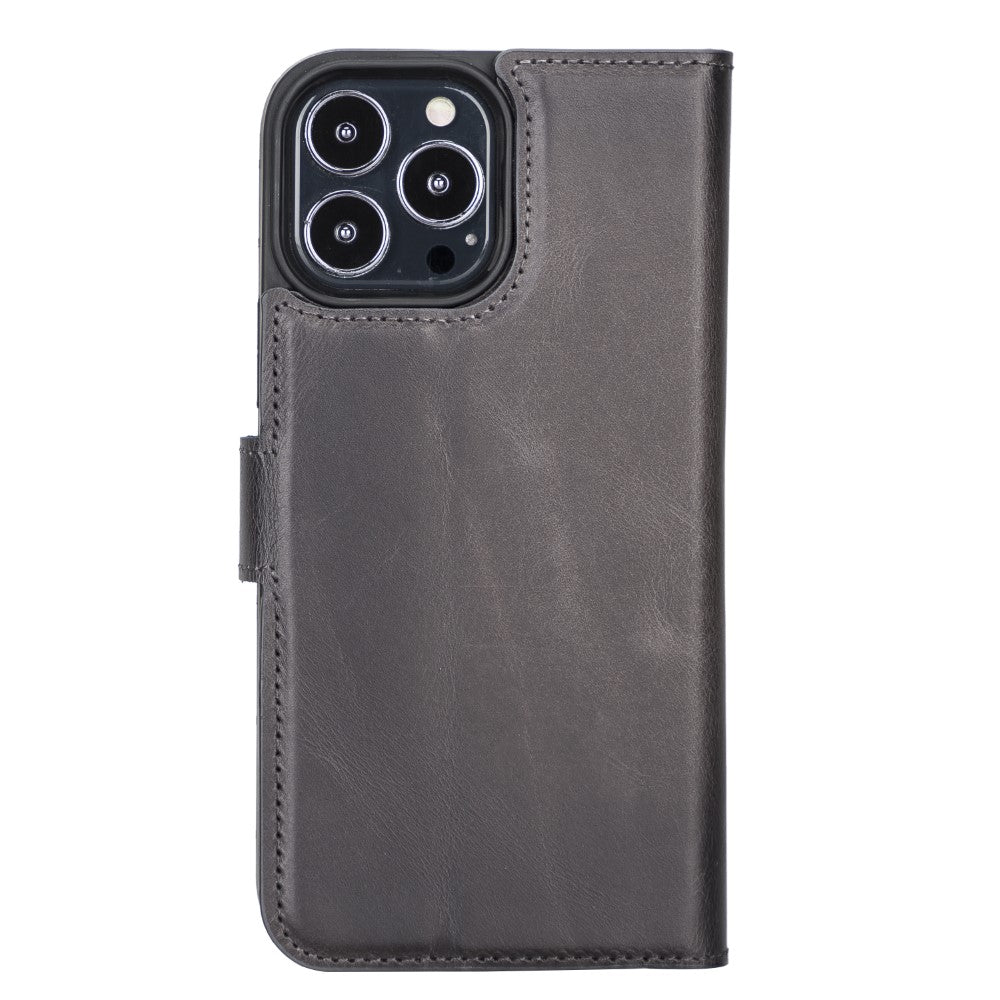 Magic iPhone 13 Pro Max Detachable Leather Wallet Case