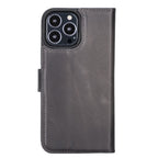 Magic iPhone 13 Pro Max Detachable Leather Wallet Case