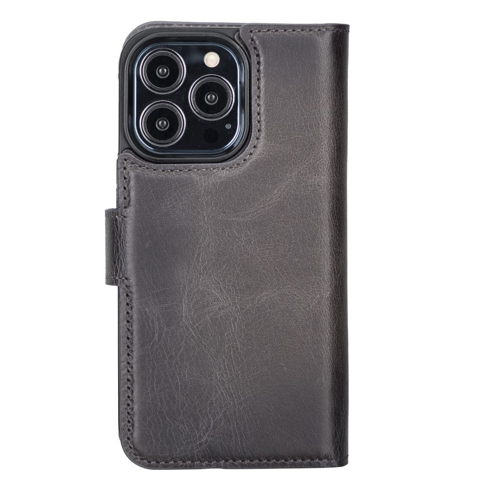 Magic iPhone 13 Pro Detachable Leather Wallet Case