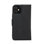 Liluri iPhone 12 Mini Detachable Leather Wallet Case