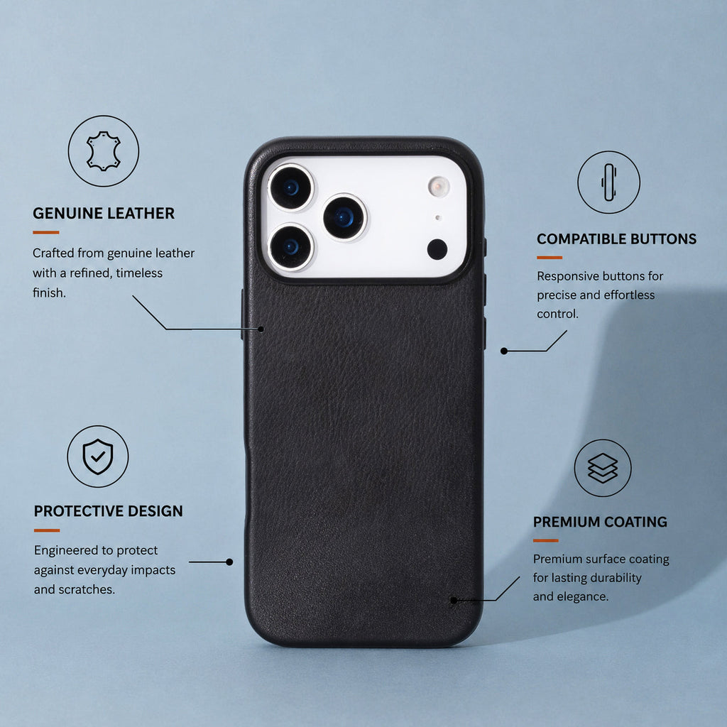 Prestige iPhone 18 Pro Max / 17 Pro Max Leather Case