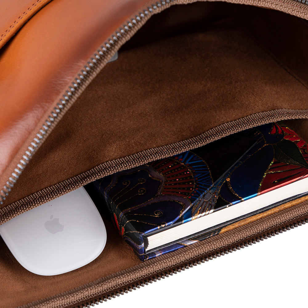 Leeds Slim Leather Laptop / Tablet Sleeve