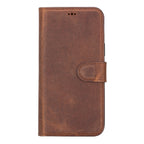 Liluri iPhone 14 Plus Detachable Leather Wallet Case