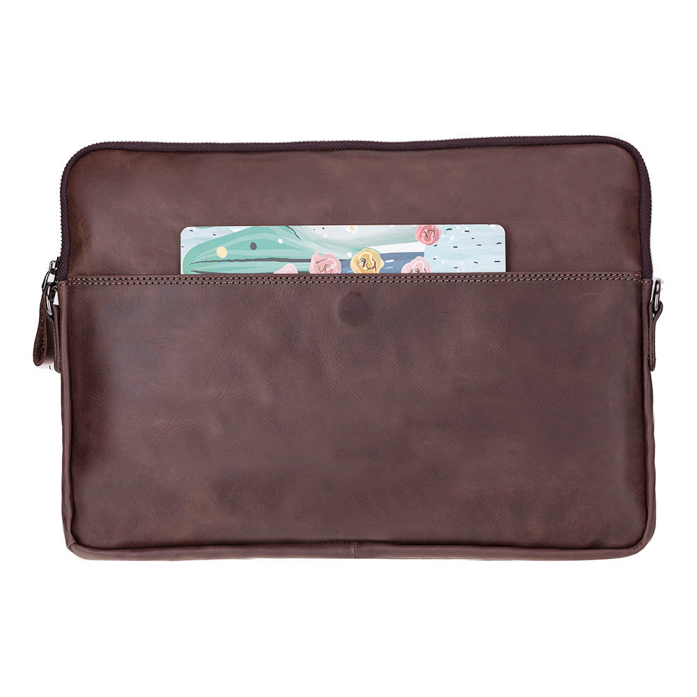 Leeds Slim Leather Laptop / Tablet Sleeve