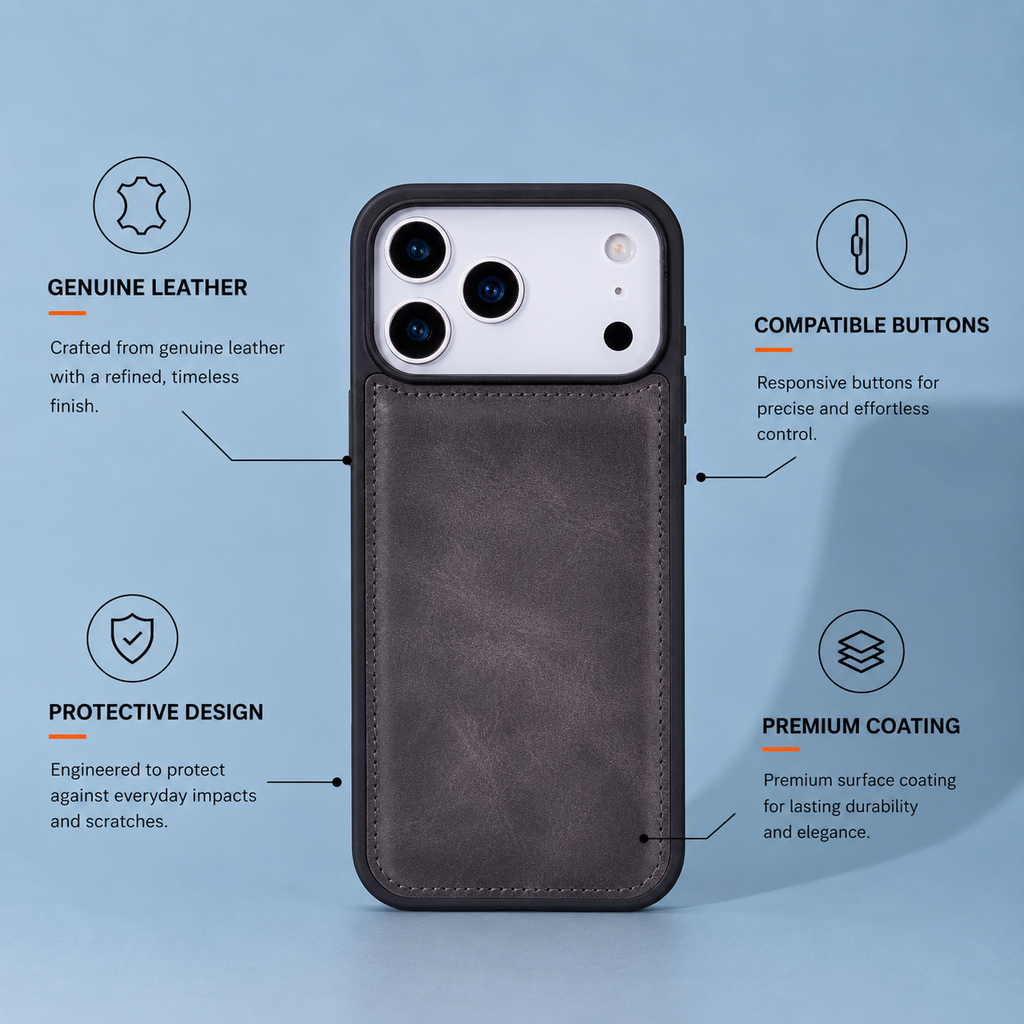 Flex Cover iPhone 18 Pro / 17 Pro Leather Case