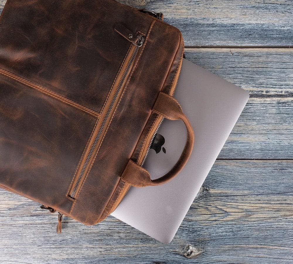 Apollo Geniun Leather Laptop Bag For 13"