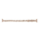 Leather Apple Watch Bands - Ferro Braided DT Peggy Rose Gold Trok Style