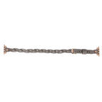 Leather Apple Watch Bands - Ferro Braided DT Peggy Rose Gold Trok Style