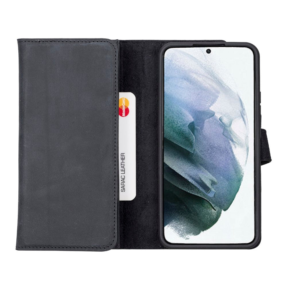 Santa Samsung Galaxy S22 Plus Leather Detachable Wallet Case